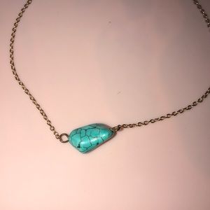 Turquoise rock choker